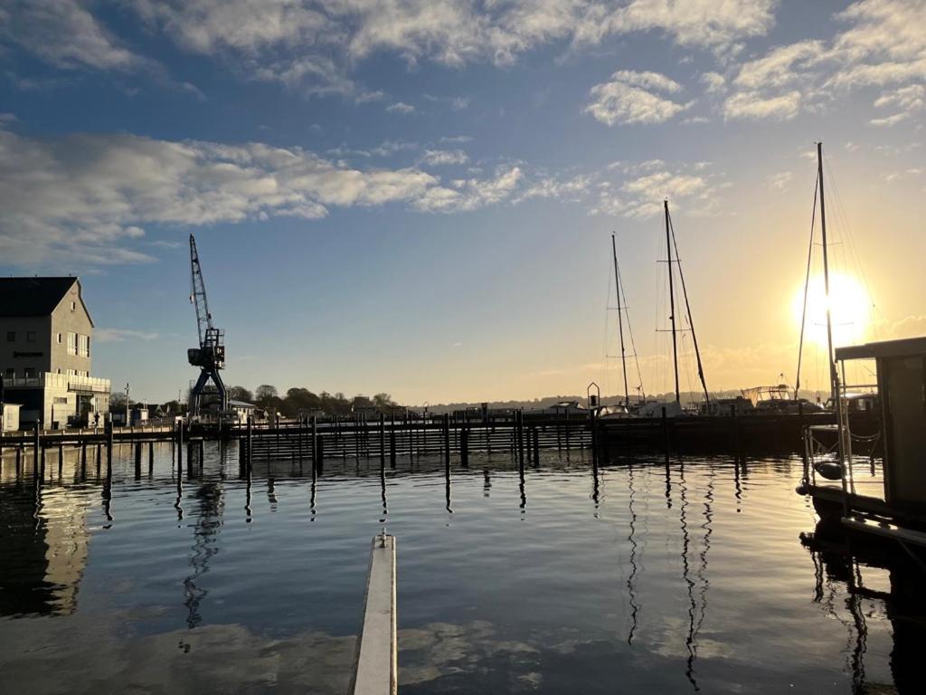 Ostsee Hausboot Schleswig Ostseeblick 1 Εξωτερικό φωτογραφία