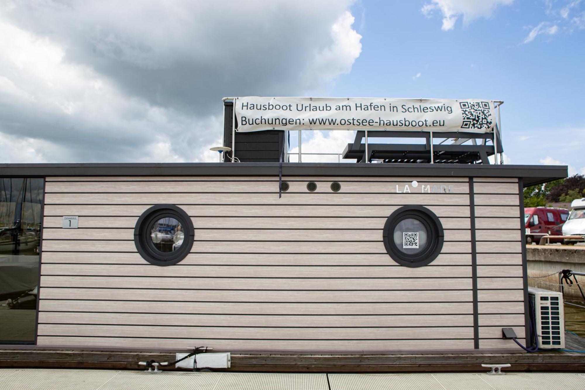 Ostsee Hausboot Schleswig Ostseeblick 1 Εξωτερικό φωτογραφία