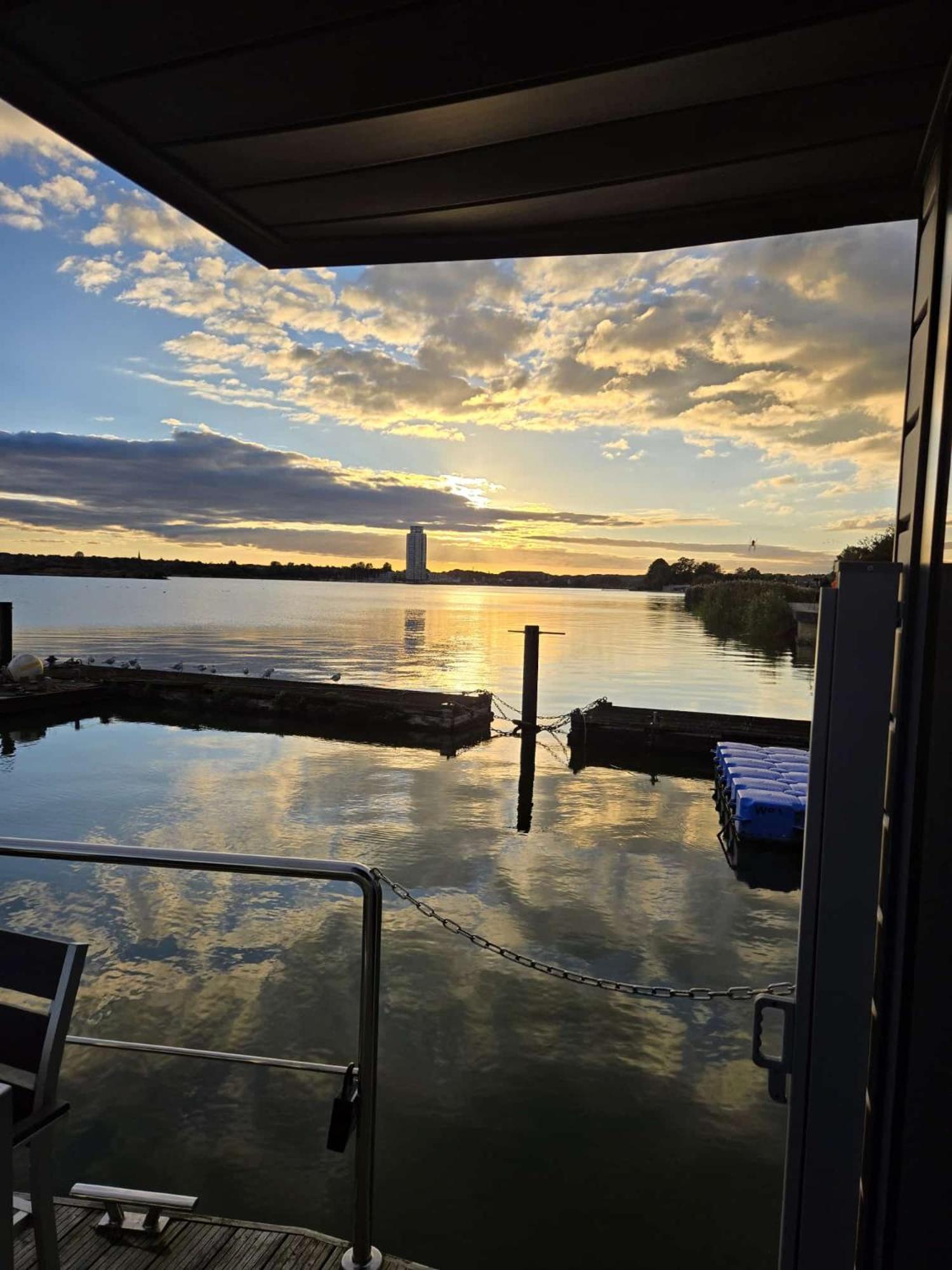 Ostsee Hausboot Schleswig Ostseeblick 1 Εξωτερικό φωτογραφία